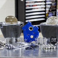 0904-0112 - S&S CYCLE 132" Power Package Engine Performance Kit - Chain Drive - Oil Cooled - Highlighted Fins - M8 310-1238