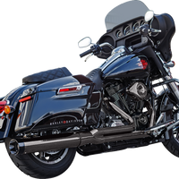 1800-2629 - S&S CYCLE 2-into-1 Lava Chrome Sidewinder? Exhaust System - 49-State 550-1086