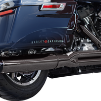 1800-2630 - S&S CYCLE 2-into-1 Lava Chrome Sidewinder? Exhaust System - Race Only 550-1087
