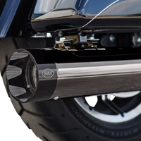 1800-2629 - S&S CYCLE 2-into-1 Lava Chrome Sidewinder? Exhaust System - 49-State 550-1086