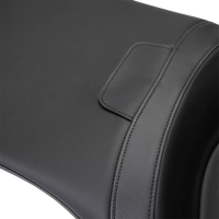 0801-1485 - DRAG SPECIALTIES Freedom Seat - Solar Leather - Black - Smooth - FLH '09-'23 0801-1485