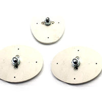 28-0302 - Clutch and Brake Pedal Set White by V-Twin