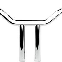 0601-6267 - LA CHOPPERS Handlebar - One-Piece Kagefighter - 12" x 1-1/2" - Chrome LA-7343-12