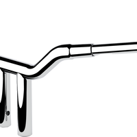 0601-6265 - LA CHOPPERS Handlebar - One-Piece Kagefighter - 10" x 1-1/2" - Chrome LA-7343-10
