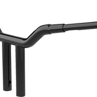 0601-6268 - LA CHOPPERS Handlebar - One-Piece Kagefighter - 12" x 1-1/2" - Black LA-7343-12B