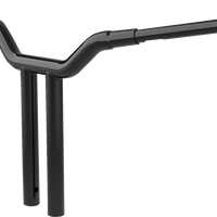 0601-6272 - LA CHOPPERS Handlebar - One-Piece Kagefighter - 16" x 1-1/2" - Black LA-7343-16B
