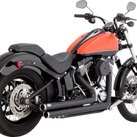 1800-2638 - VANCE & HINES Big Shots Staggered Exhaust System - Matte Black 47959