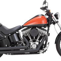 1800-2638 - VANCE & HINES Big Shots Staggered Exhaust System - Matte Black 47959