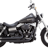 1800-2640 - VANCE & HINES Big Shots Staggered Exhaust System - Matte Black 47958