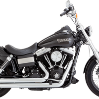 1800-2639 - VANCE & HINES Big Shots Staggered Exhaust System - Chrome 17958