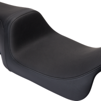 0801-1480 - DRAG SPECIALTIES Predator 1Up Seat - Vinyl - Black - Smooth - FLH '08-'23 0801-1480