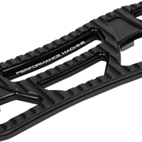 1621-1139 - PERFORMANCE MACHINE (PM) Drifter Floorboards - Rider - Black Ops - FL 0036-1025-SMB