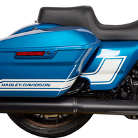 0801-1480 - DRAG SPECIALTIES Predator 1Up Seat - Vinyl - Black - Smooth - FLH '08-'23 0801-1480
