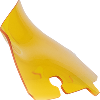 2310-0796 - KLOCK WERKS Kolor Flare* Sport Windshield - 4" - Yellow - FLH KWW-01-0676