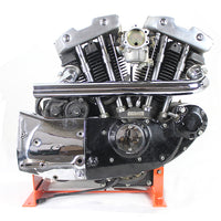 29-0203 - 2:1 Siamese Hi-Exhaust Header Chrome by V-Twin