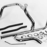 29-1154 - 2:1 Crossover Exhaust Header Set Chrome by Paughco