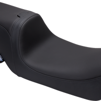 DRAG SPECIALTIES SEATS Predator 2-Up Seat - Solar Leather - Smooth - w/ Backrest Receptacle - FL '08-'23 0801-1501