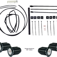 PAUL YAFFE BAGGER NATION Thunder Bolts Kit - Run/Brake/Turn - Black PYO:BB-TB-B