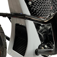 PAUL YAFFE BAGGER NATION Chin Spoiler Swoop - 2 Pc - For Mini Monkey Engine Guards PYO:SCS-17L-2PC