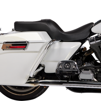 DRAG SPECIALTIES SEATS Freedom Seat - Solar Leather - Black - FLH '97-'07 08011508-4676E