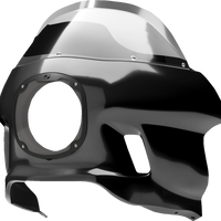 2330-0307 - SADDLEMEN S-RT Mini Fairing - Softail 818-29-15589