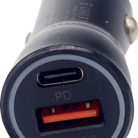 RIDEPOWER Power Adapter - Cigarette Lighter - USB/USB-C - Black RPCIGUSBUSBCADP