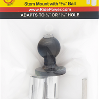 RIDEPOWER Ball Mount Adapter Mount - Stem Mount RPSTEMMOUNTADPT