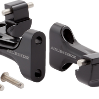 ARLEN NESS Forged Floorboard Mounts - Passenger - All Black 410-032