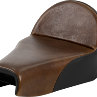 SADDLEMEN Lariat Solo Seat - Distressed Leather - 4.5 Gal Tank - XL '04-'22 807-03B-0041