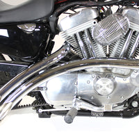 30-0004 - Curved Radius Exhaust Header Set Chrome by V-Twin
