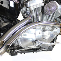30-0004 - Curved Radius Exhaust Header Set Chrome by V-Twin