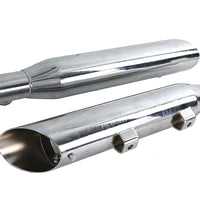 30-0361 - Wyatt Gatling Down Slash Slip-On Muffler Set Chrome by Wyatt Gatling