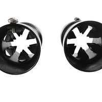 30-0372 - V-Slot Type Steel 2-1/4 Pipe Baffle Set by Wyatt Gatling