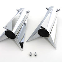 30-0955 Chrome Three Fin Rocket Tip Set for 2 inch Muffler