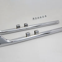 30-0958 - M8 36 Straight Fishtail Exhaust Extension Set Chrome by V-Twin