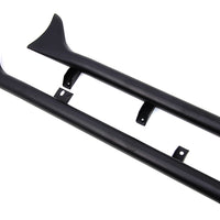 30-1762 - Indian Straight Fishtail Set Black by V-Twin