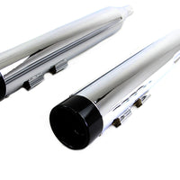 30-4010 - Wyatt Gatling Muffler Set Chrome with Black Stub Nose Tip by Wyatt Gatling