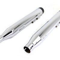 30-4010 - Wyatt Gatling Muffler Set Chrome with Black Stub Nose Tip by Wyatt Gatling