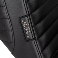LE PERA Kickflip Daddy Long Legs Low Rider Seat - Pleated - Black - FL/FX '18-'24 LYR-590DLPT