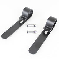 31-0376 - Black Oxide 1-1/4 Exhaust P Clamp Set by V-Twin