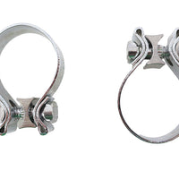 31-1007 - Chrome 1-7/8 Muffler End Clamp Set by V-Twin