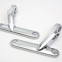 31-1027 - Chrome Spotlamp Bracket Set by V-Twin