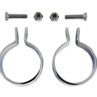 31-2103 - Chrome 1-7/8 Muffler End Clamp Set by V-Twin