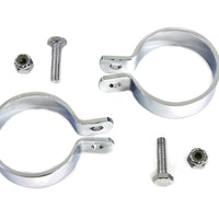 31-2103 - Chrome 1-7/8 Muffler End Clamp Set by V-Twin