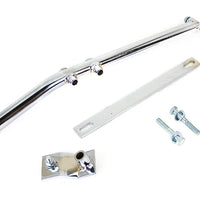 31-4090 - Upswept Header Mounting Bracket Kit Chrome by Paughco