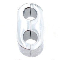 31-9942 - Chrome Dual Throttle Cable Separator Clamp by V-Twin