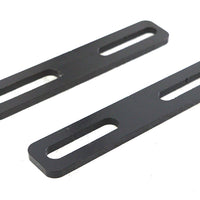 Black 5 inch Exhaust Bracket Set