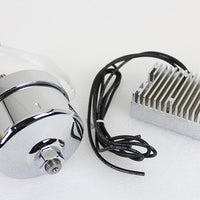 32-0372 - Chrome 17 Amp Alternator Generator Conversion Kit by Volt Tech