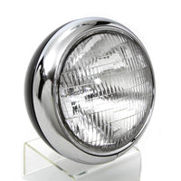 33-0067 - Black Replica 7 Round Headlamp 6 Volt by Wyatt Gatling