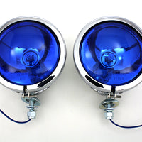 33-0073 - Blue Pursuit Spotlamp Set by V-Twin